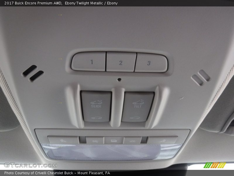 Ebony Twilight Metallic / Ebony 2017 Buick Encore Premium AWD