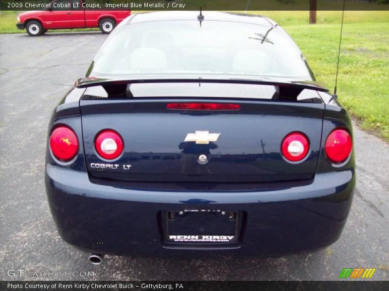 Imperial Blue Metallic / Gray 2009 Chevrolet Cobalt LT Coupe