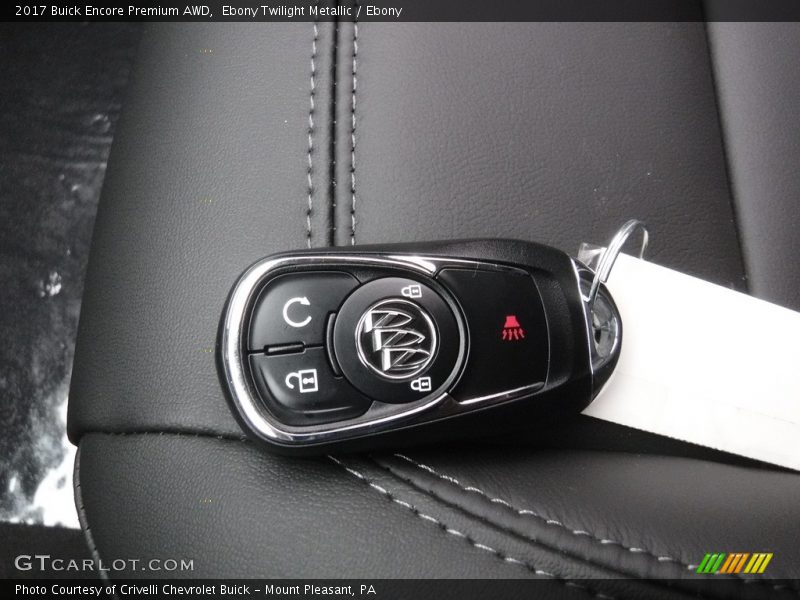 Ebony Twilight Metallic / Ebony 2017 Buick Encore Premium AWD