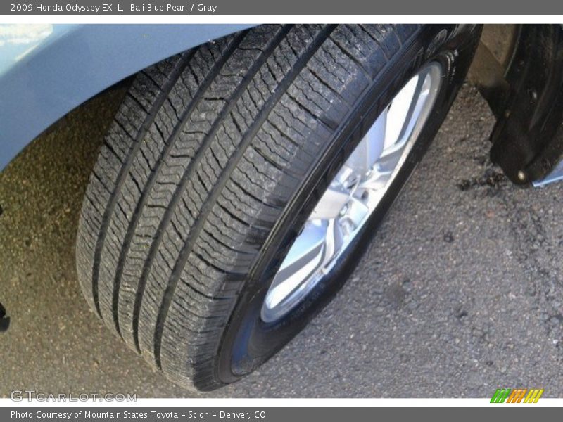 Bali Blue Pearl / Gray 2009 Honda Odyssey EX-L