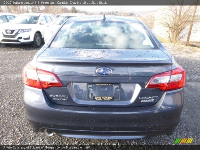 Carbide Gray Metallic / Slate Black 2017 Subaru Legacy 2.5i Premium