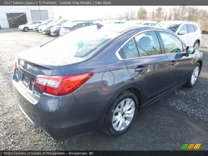 Carbide Gray Metallic / Slate Black 2017 Subaru Legacy 2.5i Premium