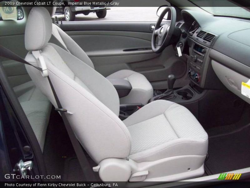 Imperial Blue Metallic / Gray 2009 Chevrolet Cobalt LT Coupe