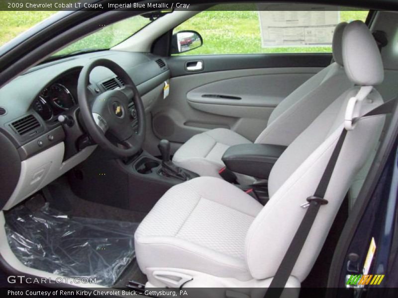 Imperial Blue Metallic / Gray 2009 Chevrolet Cobalt LT Coupe