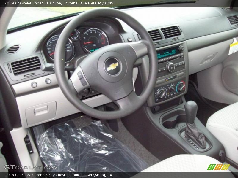 Imperial Blue Metallic / Gray 2009 Chevrolet Cobalt LT Coupe