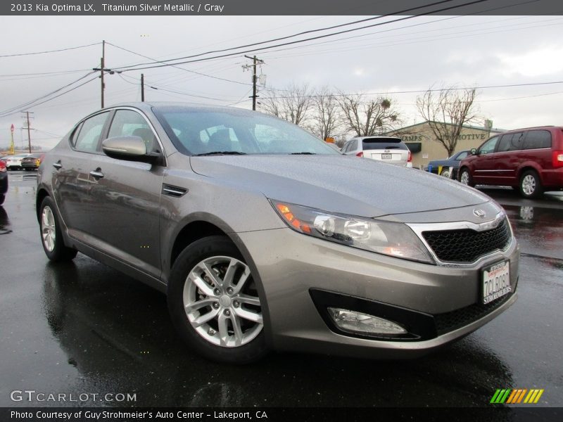 Titanium Silver Metallic / Gray 2013 Kia Optima LX