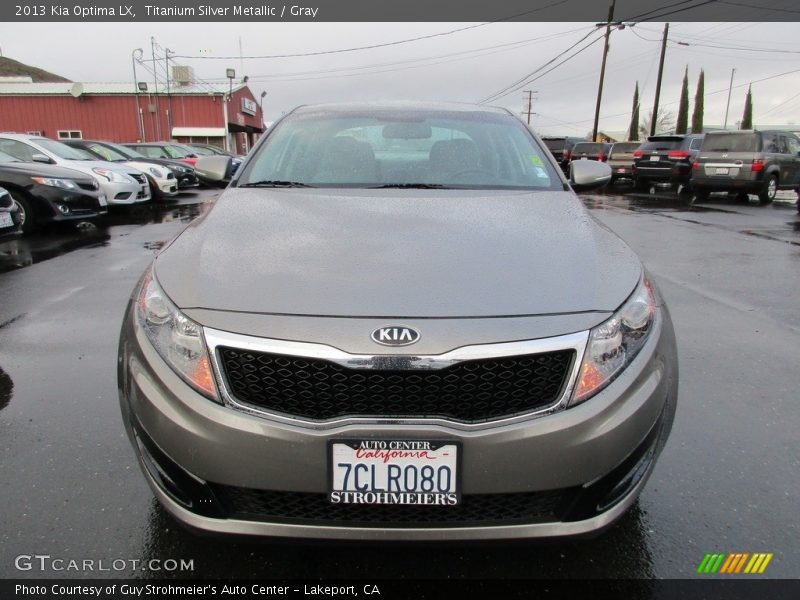 Titanium Silver Metallic / Gray 2013 Kia Optima LX