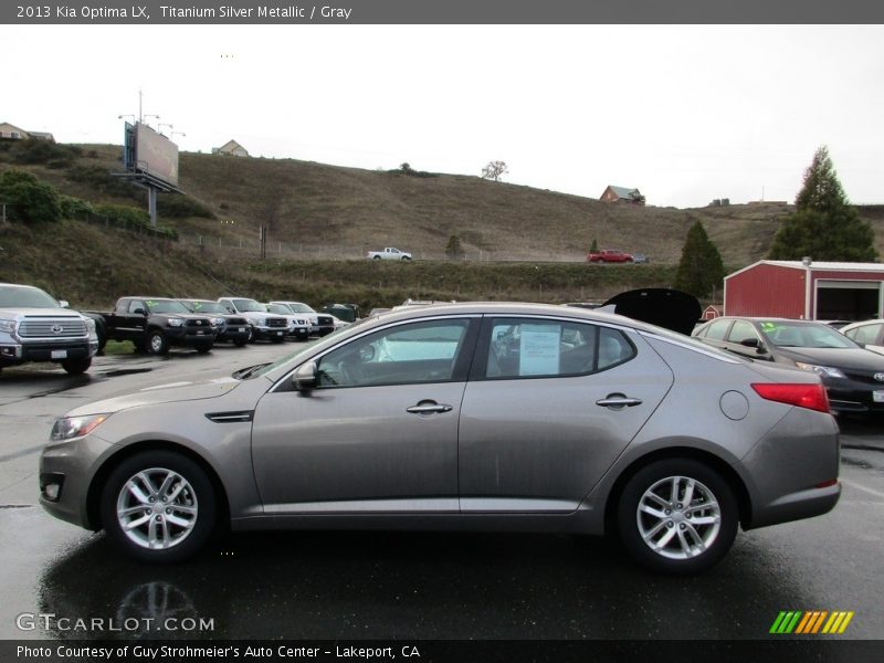 Titanium Silver Metallic / Gray 2013 Kia Optima LX