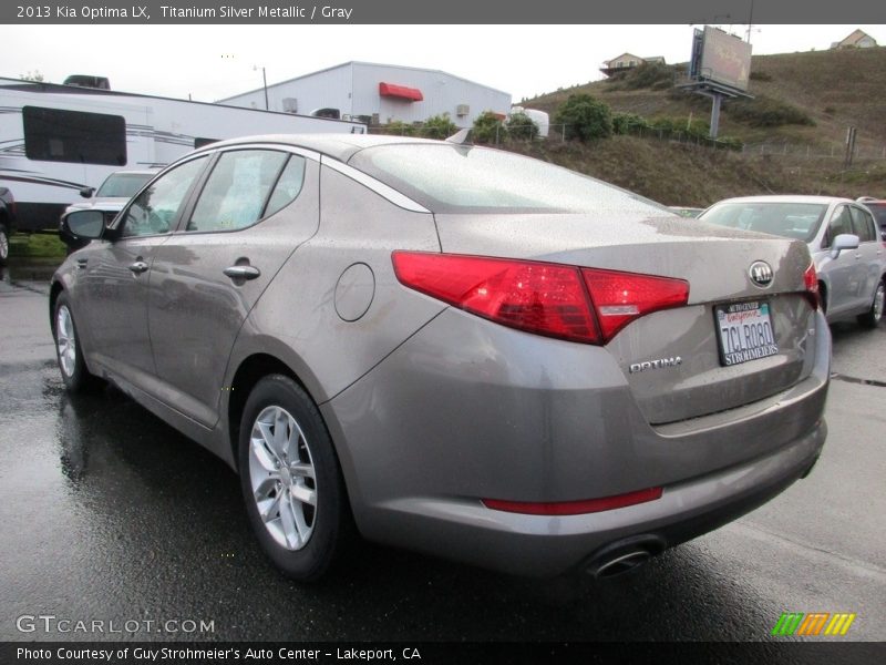 Titanium Silver Metallic / Gray 2013 Kia Optima LX