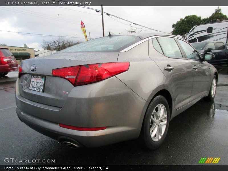 Titanium Silver Metallic / Gray 2013 Kia Optima LX