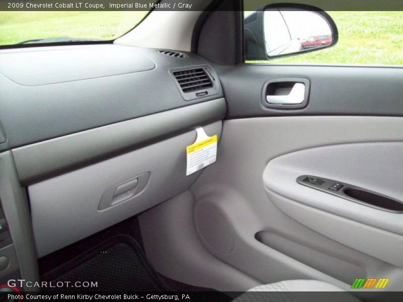 Imperial Blue Metallic / Gray 2009 Chevrolet Cobalt LT Coupe
