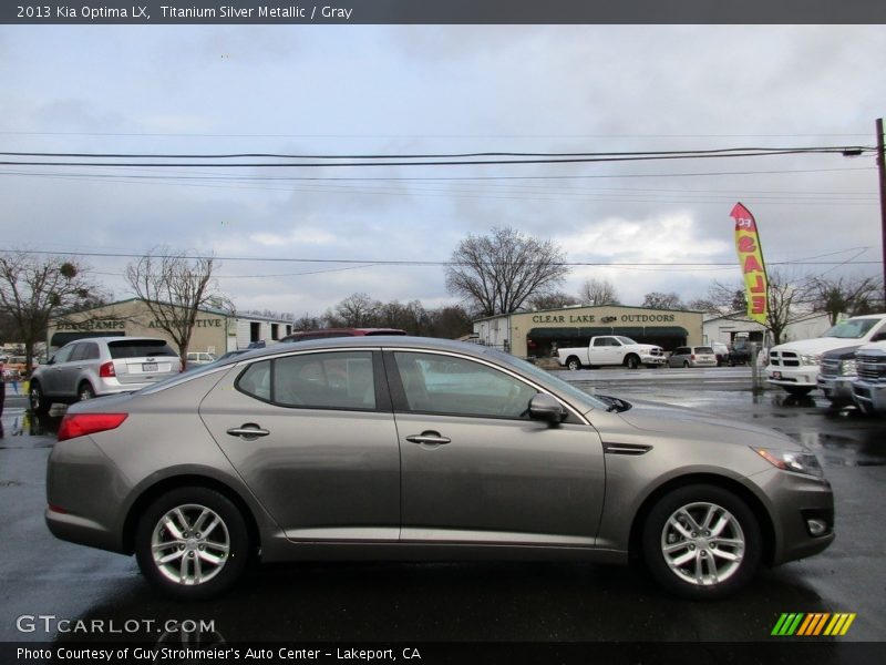 Titanium Silver Metallic / Gray 2013 Kia Optima LX