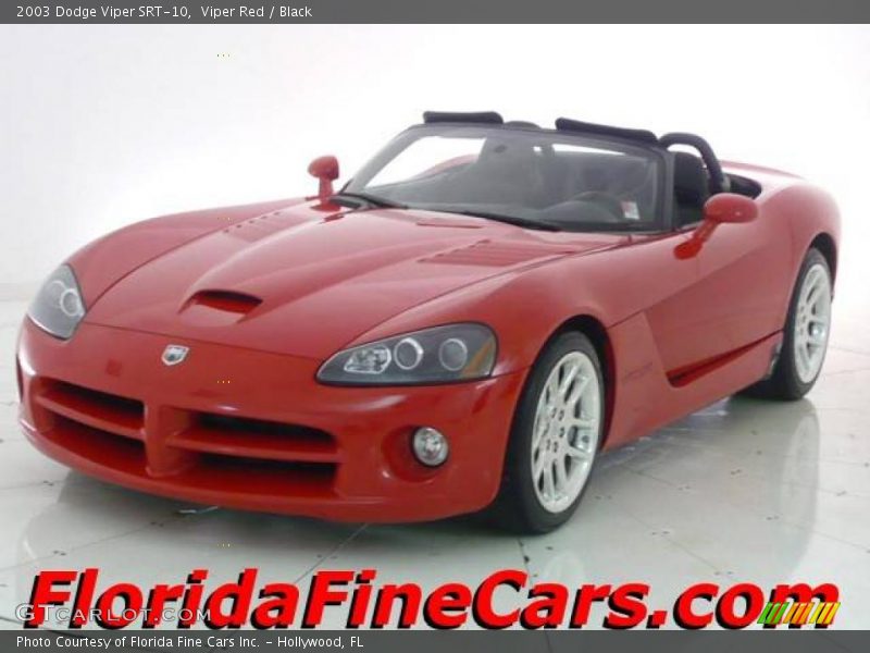 Viper Red / Black 2003 Dodge Viper SRT-10