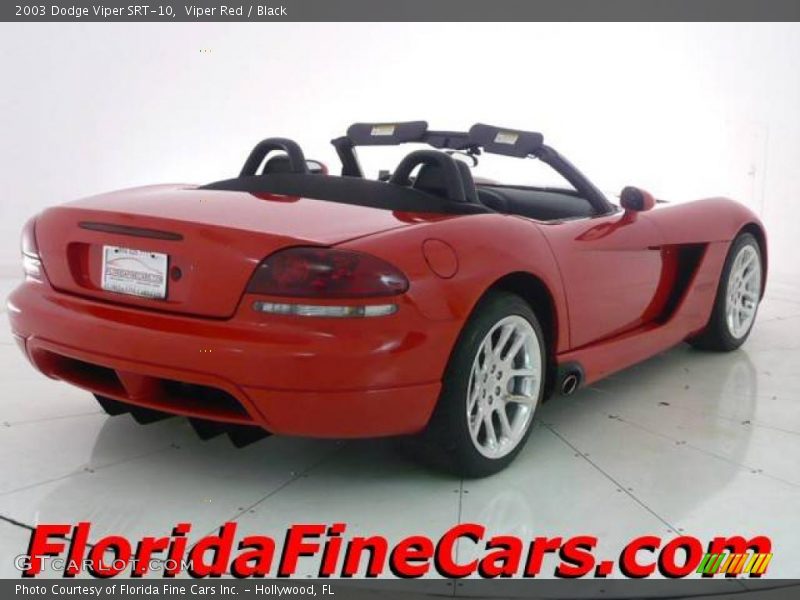 Viper Red / Black 2003 Dodge Viper SRT-10