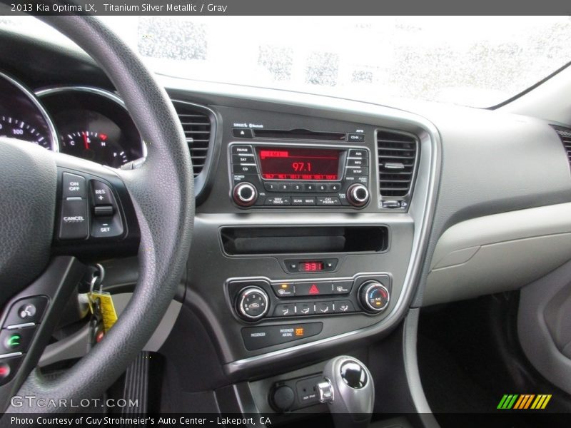 Titanium Silver Metallic / Gray 2013 Kia Optima LX