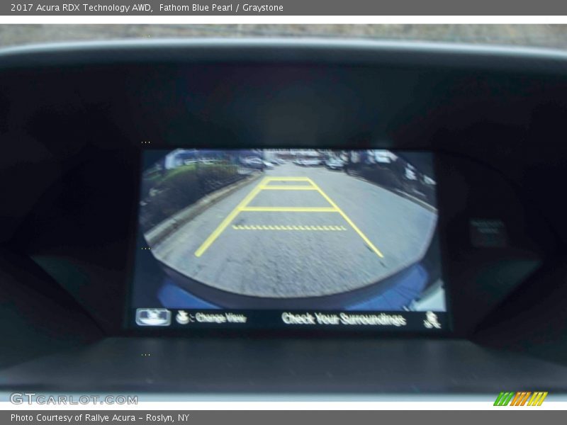 Fathom Blue Pearl / Graystone 2017 Acura RDX Technology AWD