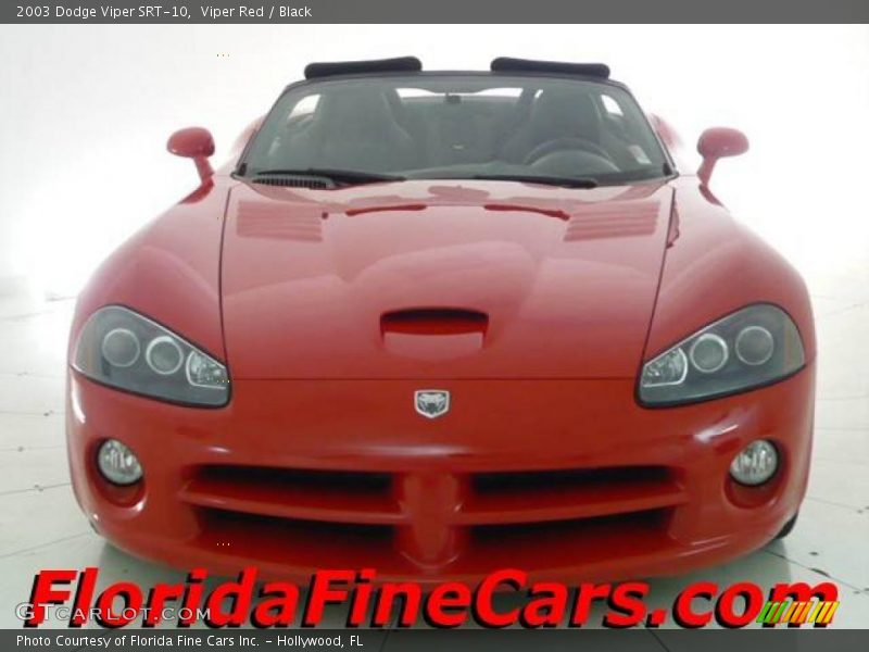 Viper Red / Black 2003 Dodge Viper SRT-10
