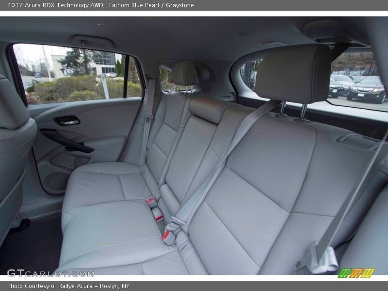 Fathom Blue Pearl / Graystone 2017 Acura RDX Technology AWD