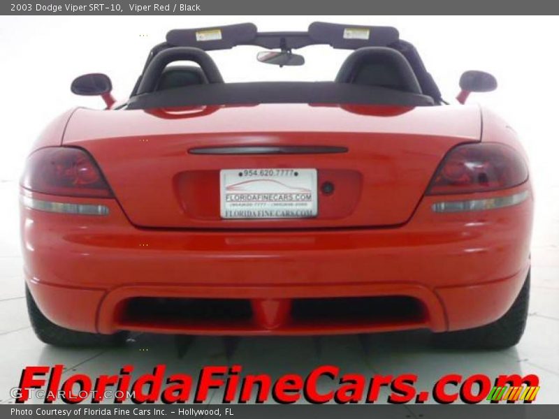 Viper Red / Black 2003 Dodge Viper SRT-10