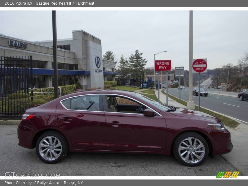 Basque Red Pearl II / Parchment 2016 Acura ILX