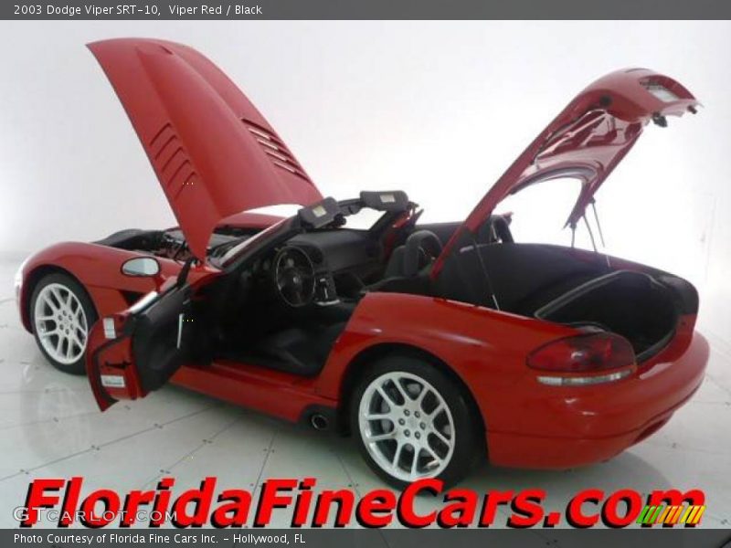 Viper Red / Black 2003 Dodge Viper SRT-10