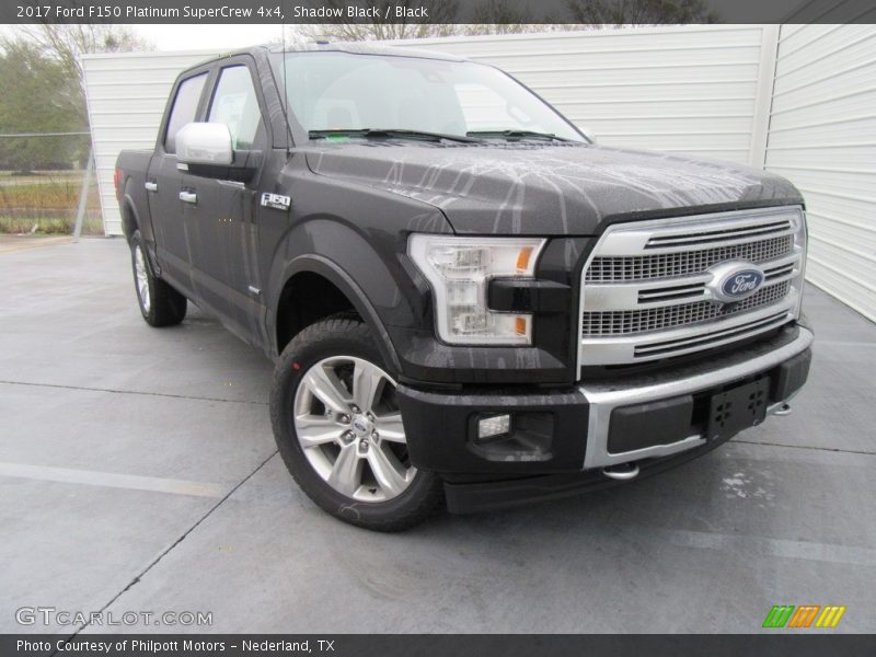 Shadow Black / Black 2017 Ford F150 Platinum SuperCrew 4x4