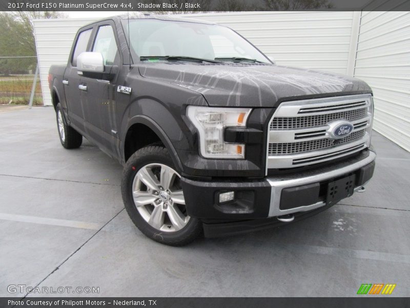 Shadow Black / Black 2017 Ford F150 Platinum SuperCrew 4x4