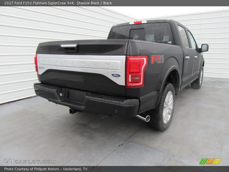 Shadow Black / Black 2017 Ford F150 Platinum SuperCrew 4x4
