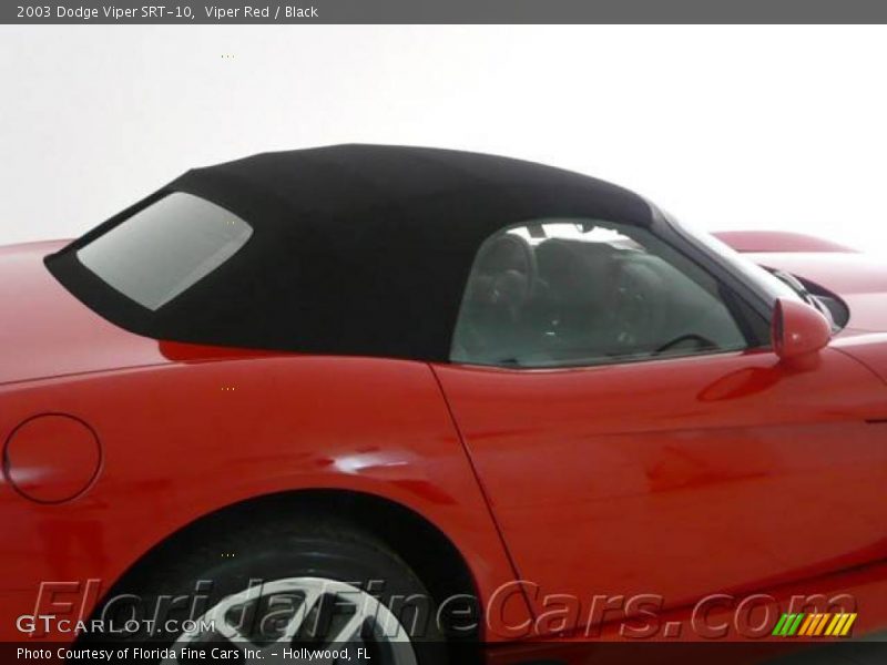 Viper Red / Black 2003 Dodge Viper SRT-10
