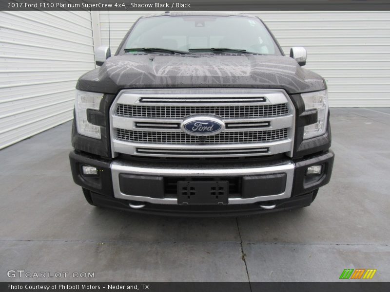 Shadow Black / Black 2017 Ford F150 Platinum SuperCrew 4x4