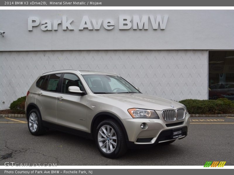 Mineral Silver Metallic / Mojave 2014 BMW X3 xDrive28i