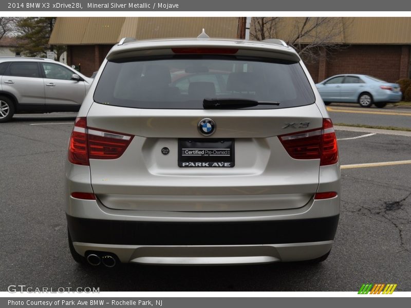 Mineral Silver Metallic / Mojave 2014 BMW X3 xDrive28i