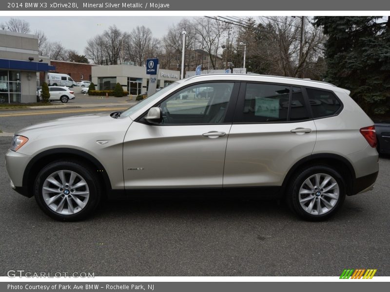 Mineral Silver Metallic / Mojave 2014 BMW X3 xDrive28i