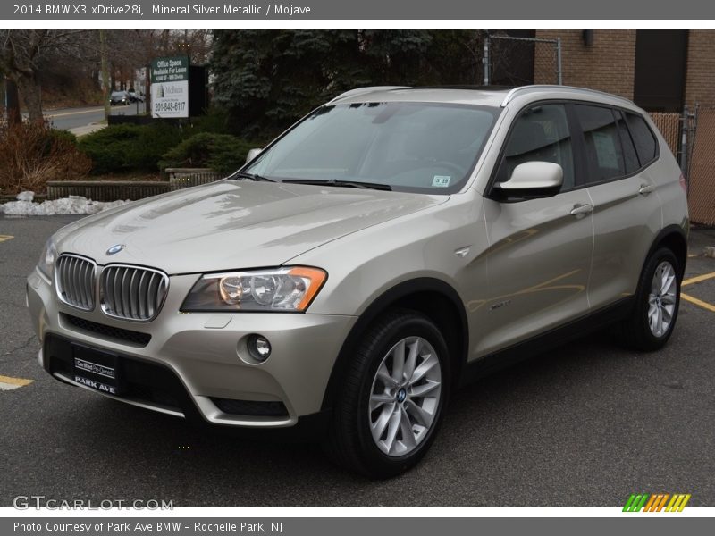 Mineral Silver Metallic / Mojave 2014 BMW X3 xDrive28i