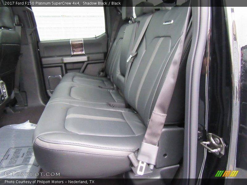 Rear Seat of 2017 F150 Platinum SuperCrew 4x4