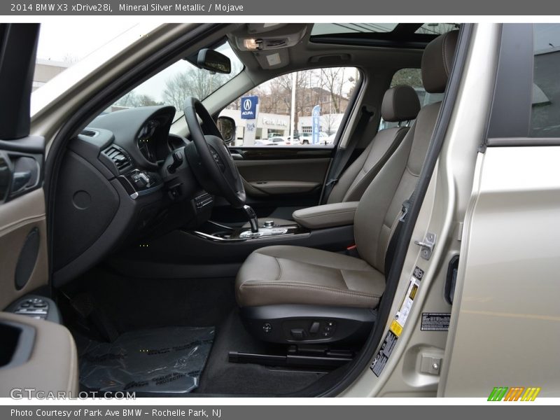 Mineral Silver Metallic / Mojave 2014 BMW X3 xDrive28i