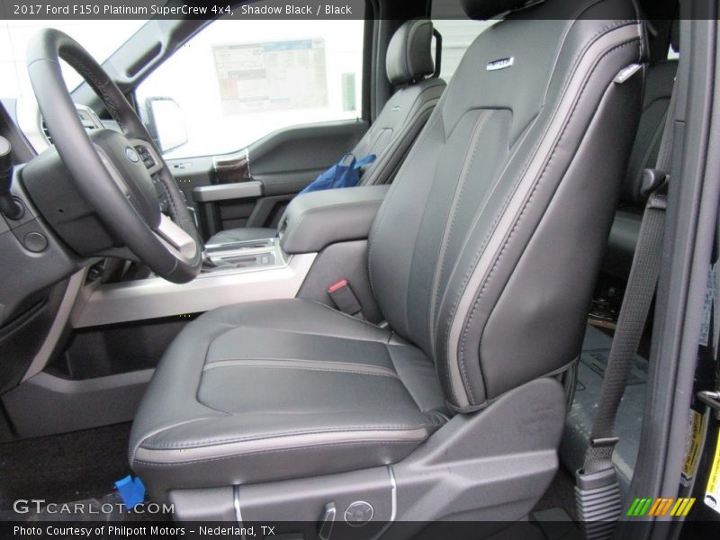 Front Seat of 2017 F150 Platinum SuperCrew 4x4
