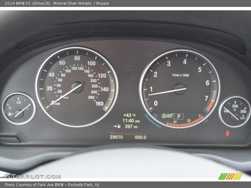 Mineral Silver Metallic / Mojave 2014 BMW X3 xDrive28i
