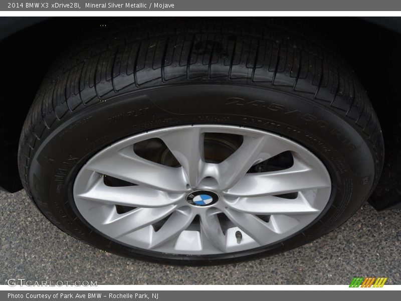 Mineral Silver Metallic / Mojave 2014 BMW X3 xDrive28i