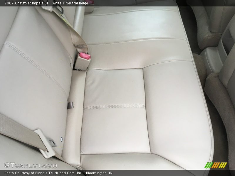 White / Neutral Beige 2007 Chevrolet Impala LT