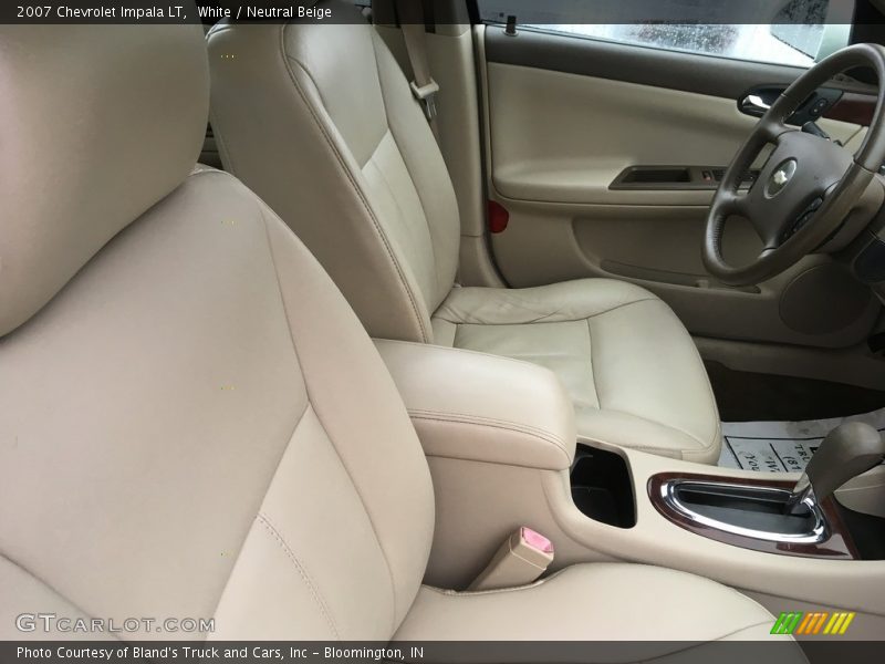 White / Neutral Beige 2007 Chevrolet Impala LT