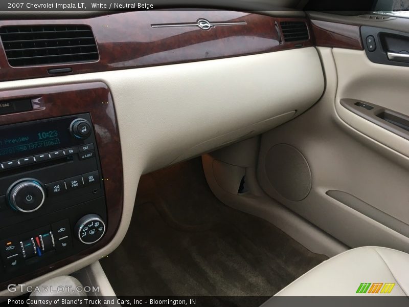 White / Neutral Beige 2007 Chevrolet Impala LT