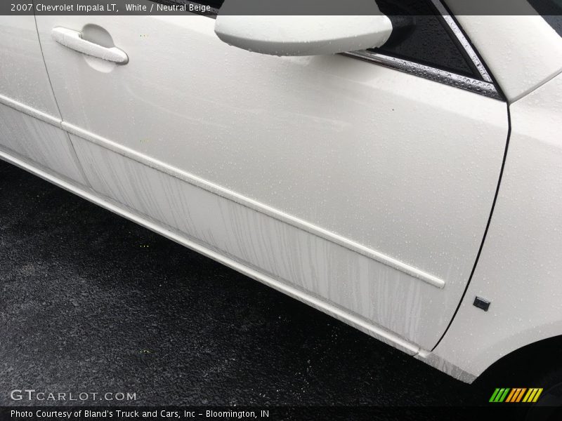 White / Neutral Beige 2007 Chevrolet Impala LT