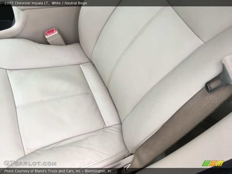 White / Neutral Beige 2007 Chevrolet Impala LT