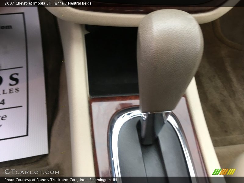 White / Neutral Beige 2007 Chevrolet Impala LT