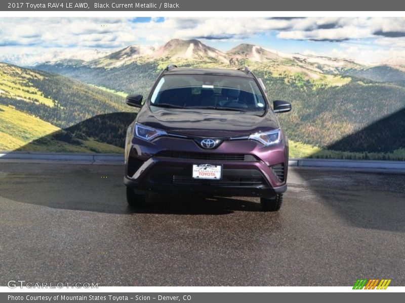 Black Current Metallic / Black 2017 Toyota RAV4 LE AWD