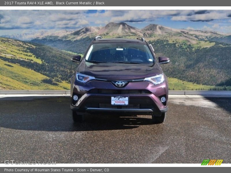 Black Current Metallic / Black 2017 Toyota RAV4 XLE AWD