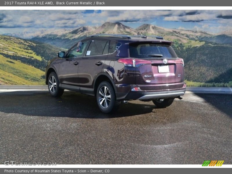 Black Current Metallic / Black 2017 Toyota RAV4 XLE AWD