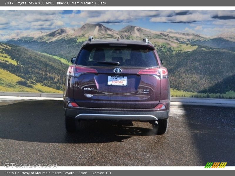 Black Current Metallic / Black 2017 Toyota RAV4 XLE AWD