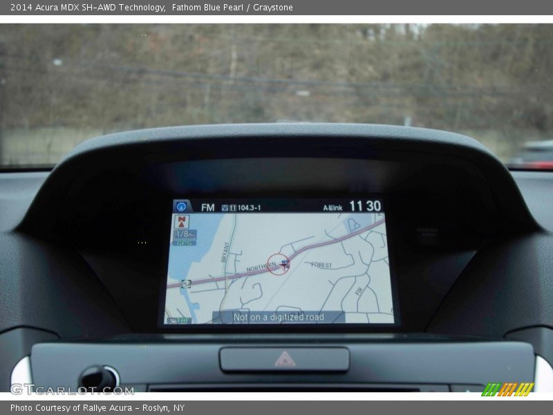 Fathom Blue Pearl / Graystone 2014 Acura MDX SH-AWD Technology